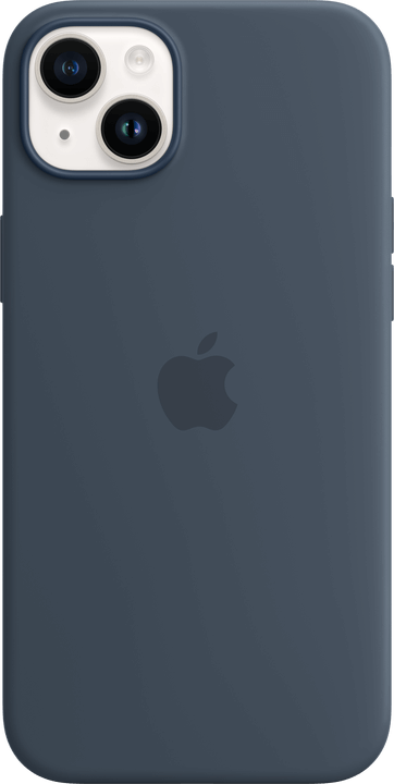 <p>Apple Silikondeksel med MagSafe til iPhone 14 Plus, blå</p>