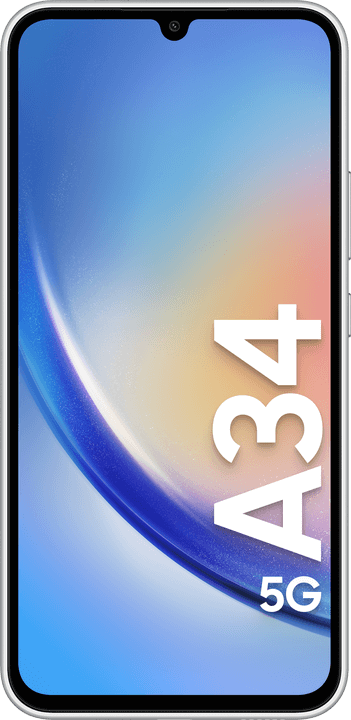 <p>Samsung Galaxy A34 5G, 128GB, sølv</p>