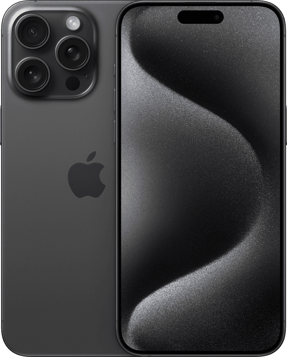 <p>Apple iPhone 15 Pro Max 256GB, svart titan</p>