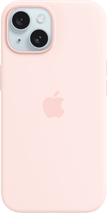<p>Apple Silikondeksel med MagSafe til iPhone 15, rosa</p>