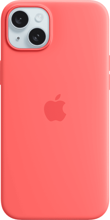 <p>Apple Silikondeksel med MagSafe til iPhone 15 Plus, guava</p>