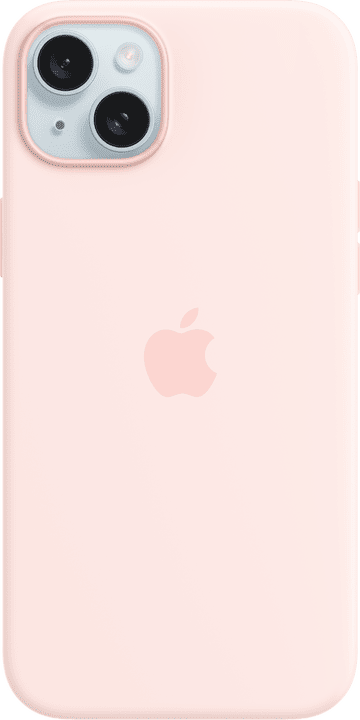 <p>Apple Silikondeksel med MagSafe til iPhone 15 Plus, rosa</p>
