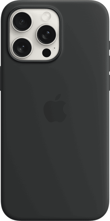 <p>Apple Silikondeksel med MagSafe til iPhone 15 Pro, svart</p>