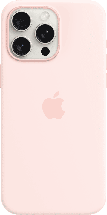 <p>Apple Silikondeksel med MagSafe til iPhone 15 Pro, rosa</p>