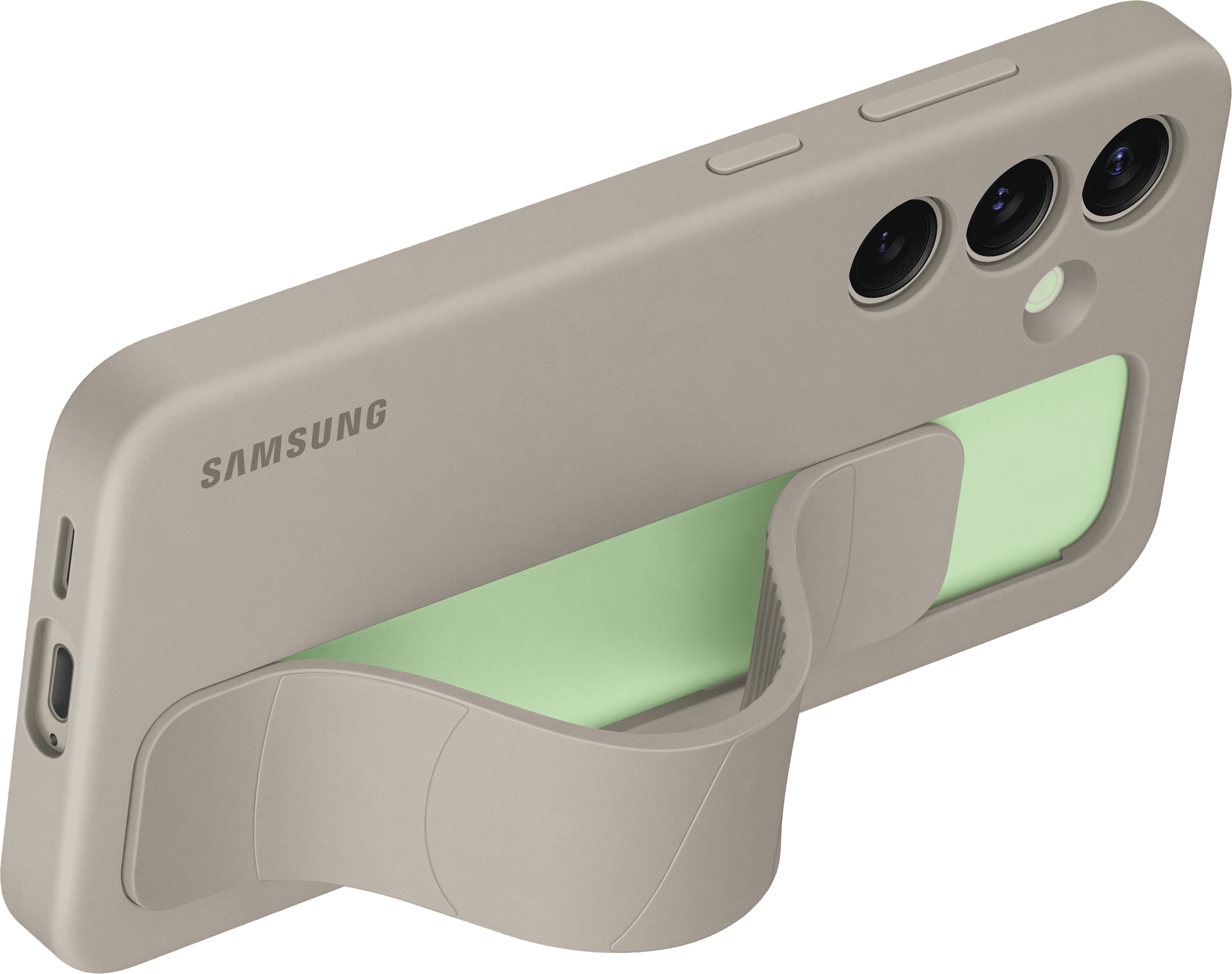 <p>Samsung Standing Case til Galaxy S24, taupe</p>