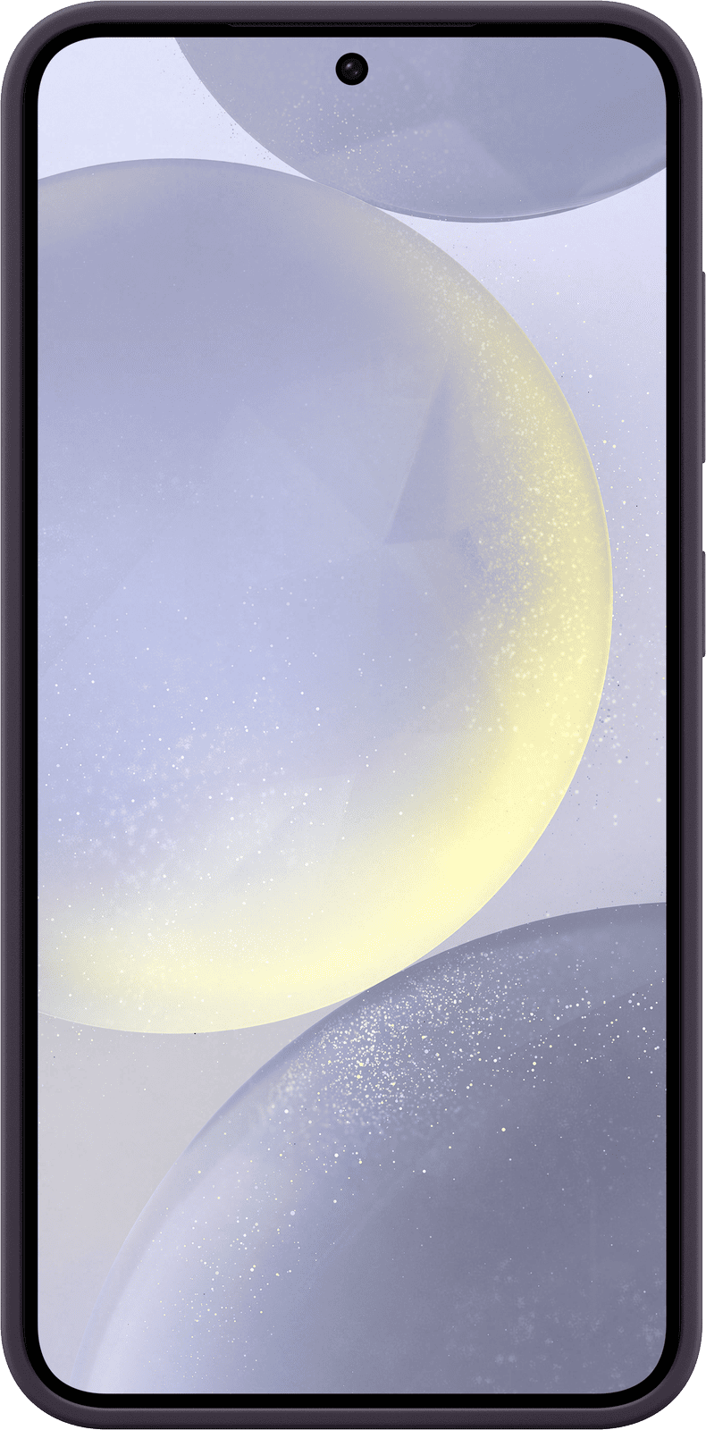 <p>Samsung silikondeksel til Galaxy S24, dyp lilla</p>