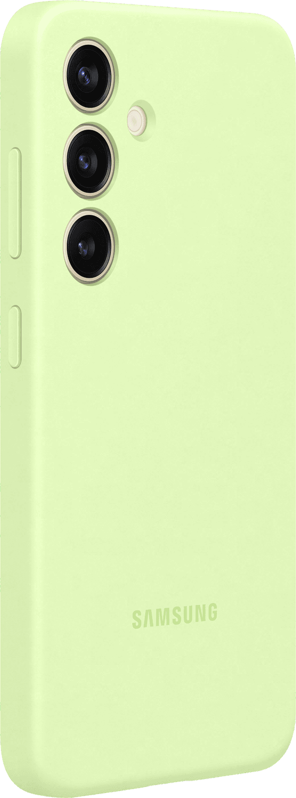 <p>Samsung silikondeksel til Galaxy S24, lys grønn</p>