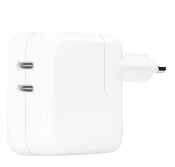 <p>Apple 35W USB-C-lader med to porter</p>