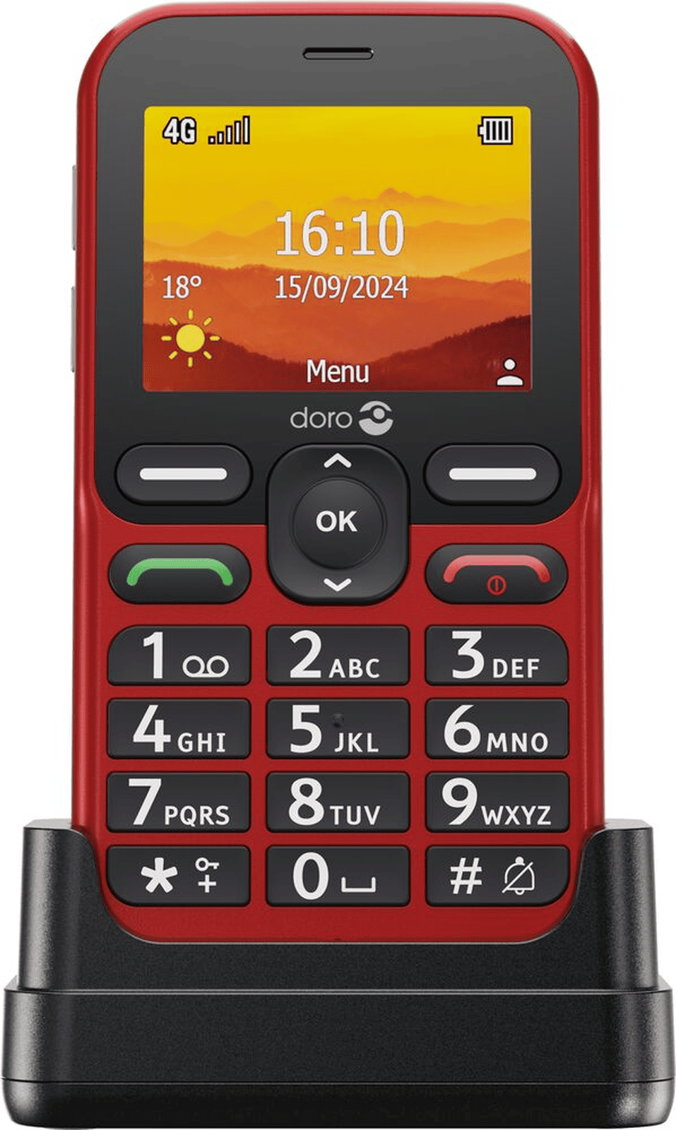 <p>Doro Leva L11, rød</p>