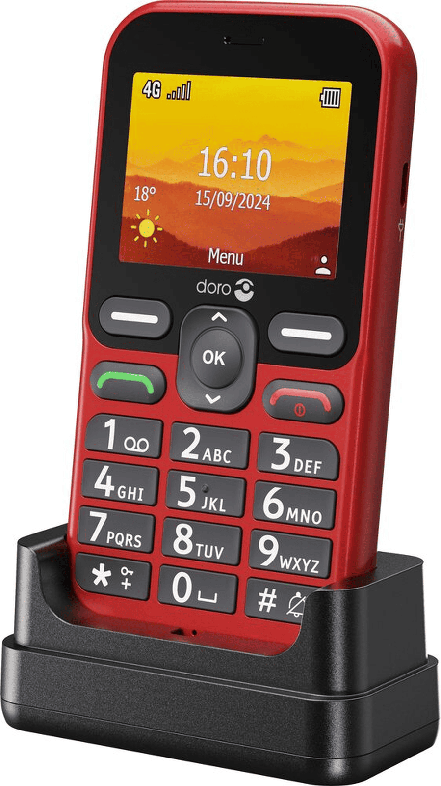<p>Doro Leva L11, rød</p>