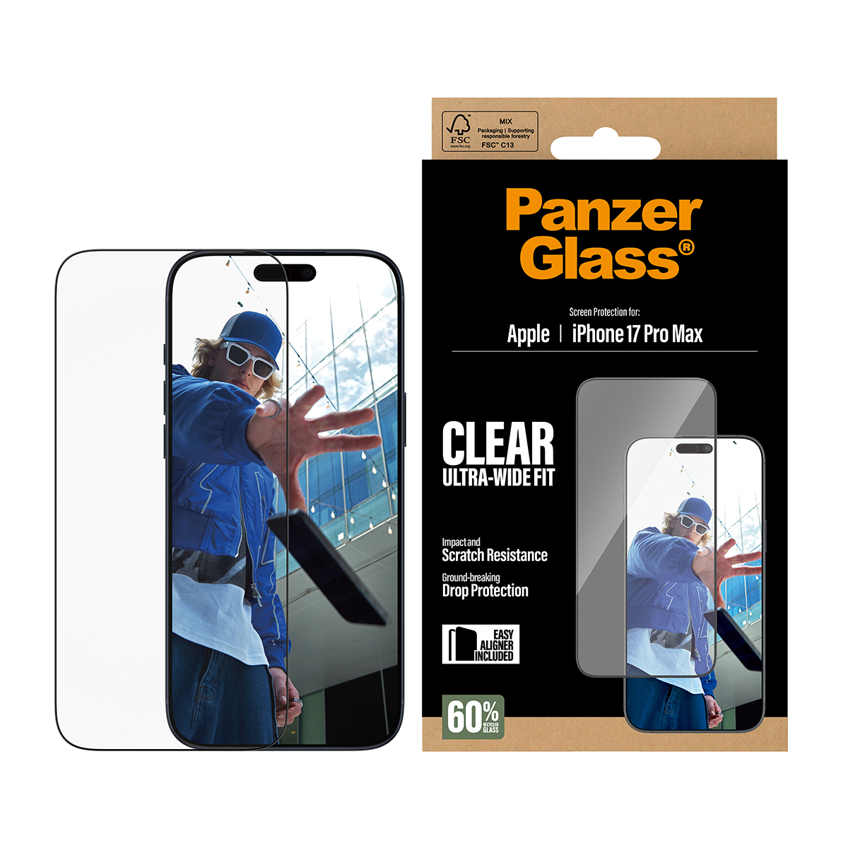 <p>PanzerGlass UWF til iPhone 17 Pro Max</p>