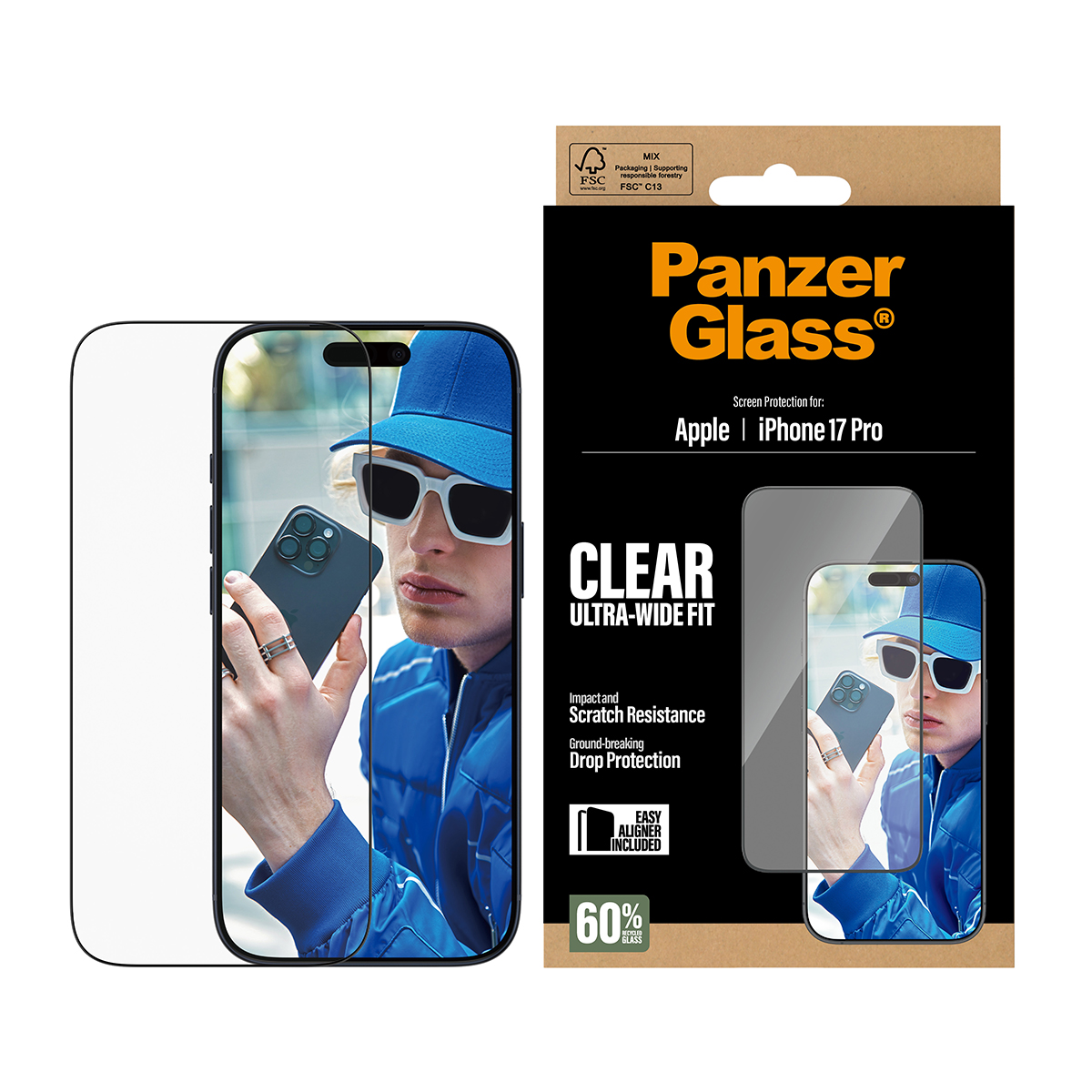 <p>PanzerGlass UWF til iPhone 17 Pro</p>