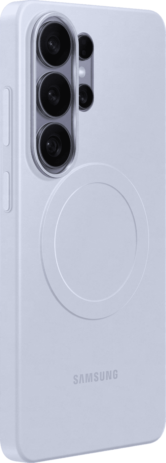 <p>Samsung silikondeksel m/magnet til Galaxy S26 Ultra, lilla</p>