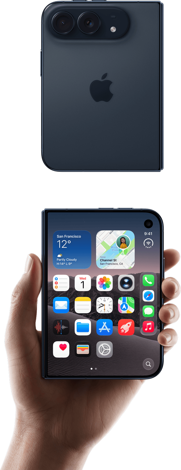 <p>Apple iPhone Duo 256GB, nattehimmel</p>