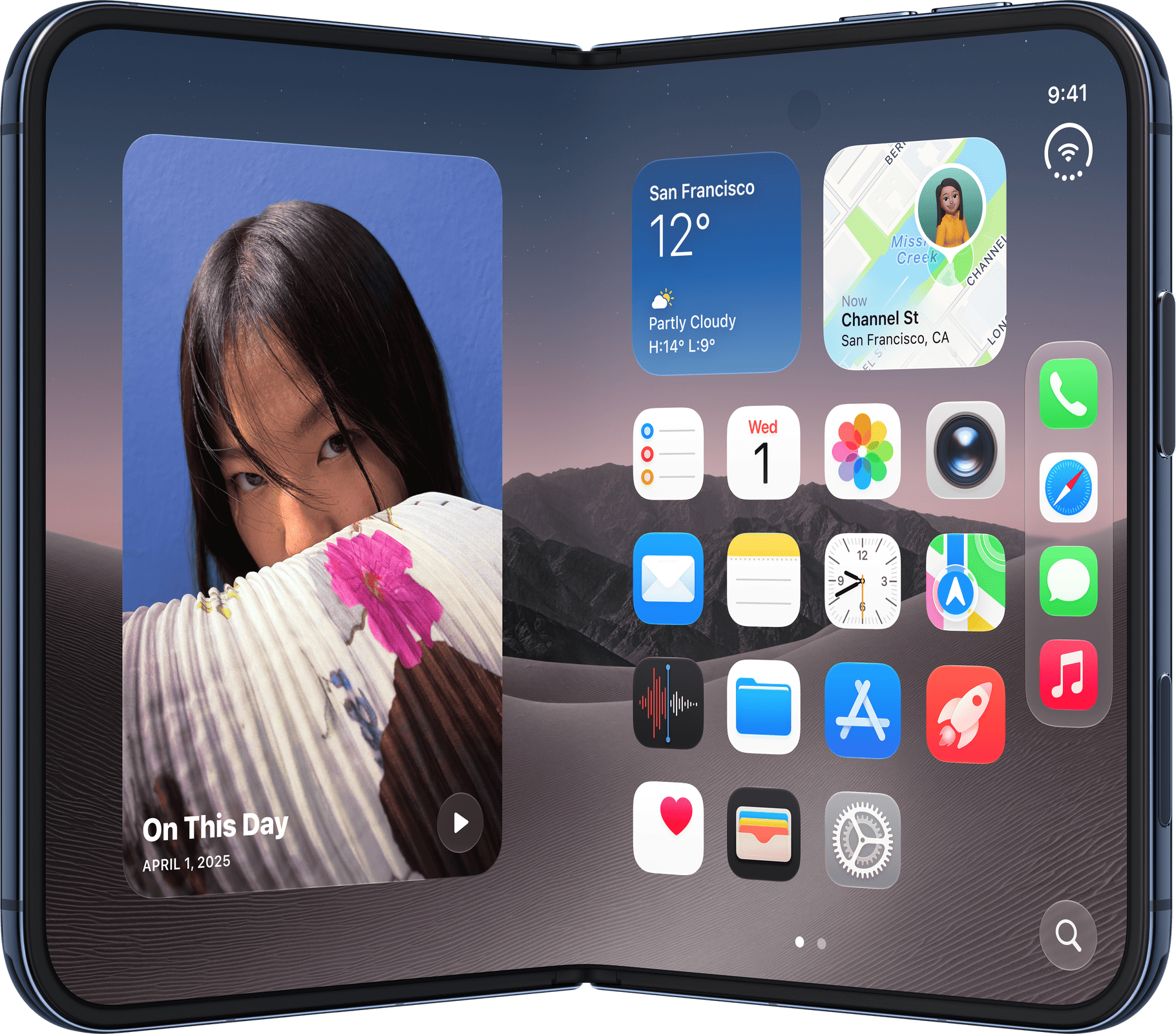 <p>Apple iPhone Duo 256GB, nattehimmel</p>