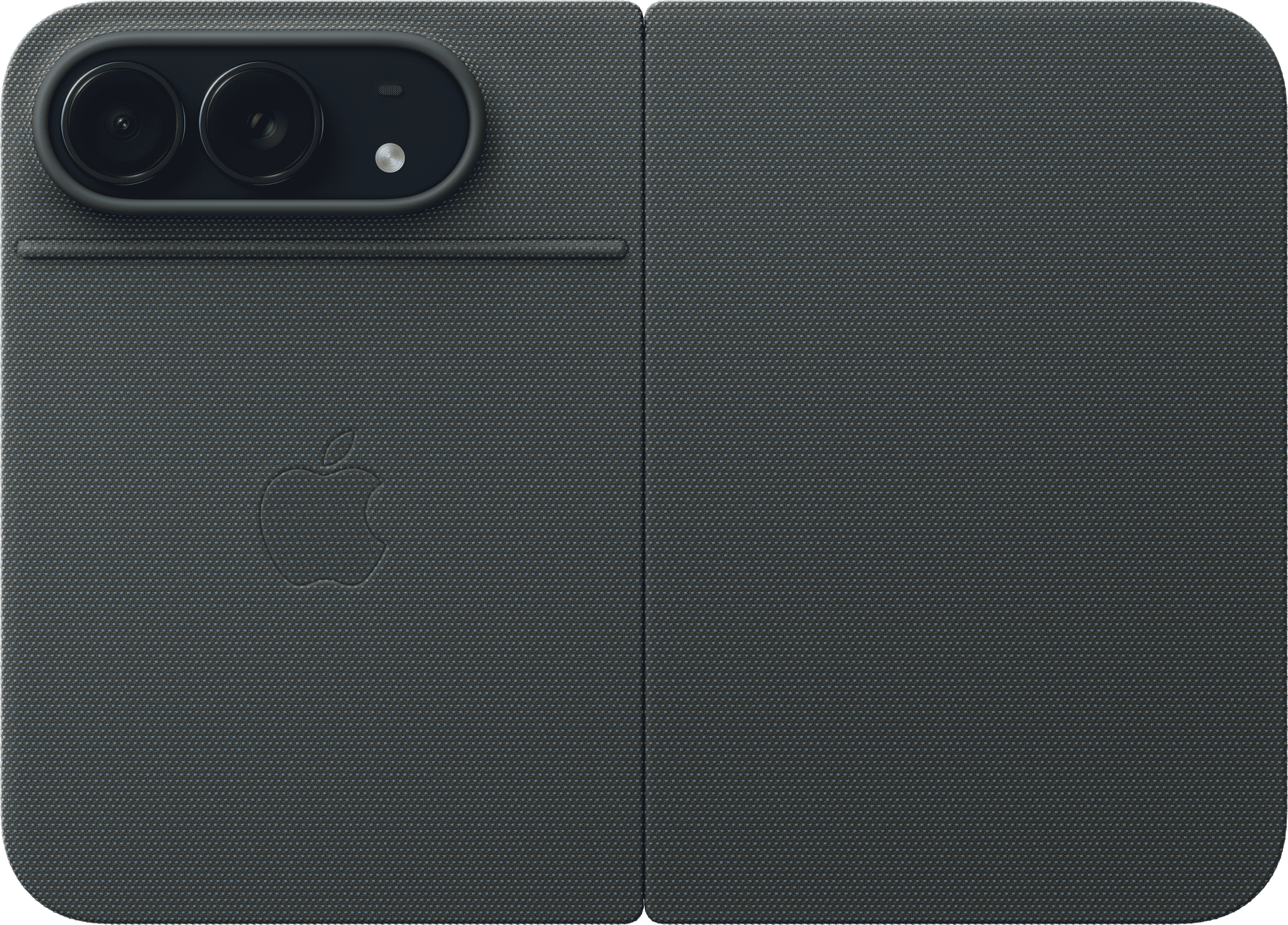 <p>Apple Duo Folio med støtteklaff, marineblå</p>