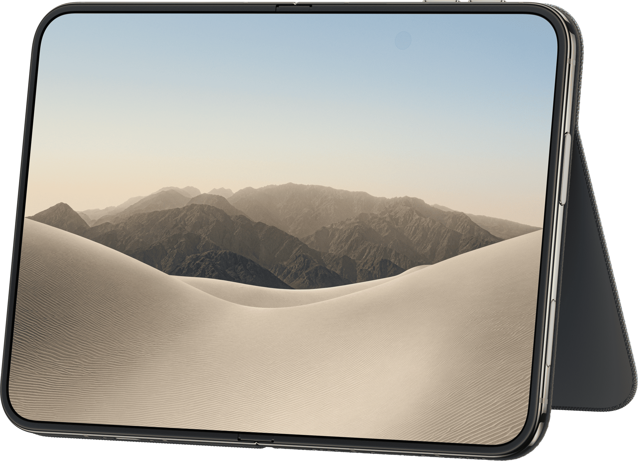 <p>Apple Duo Folio med støtteklaff, marineblå</p>