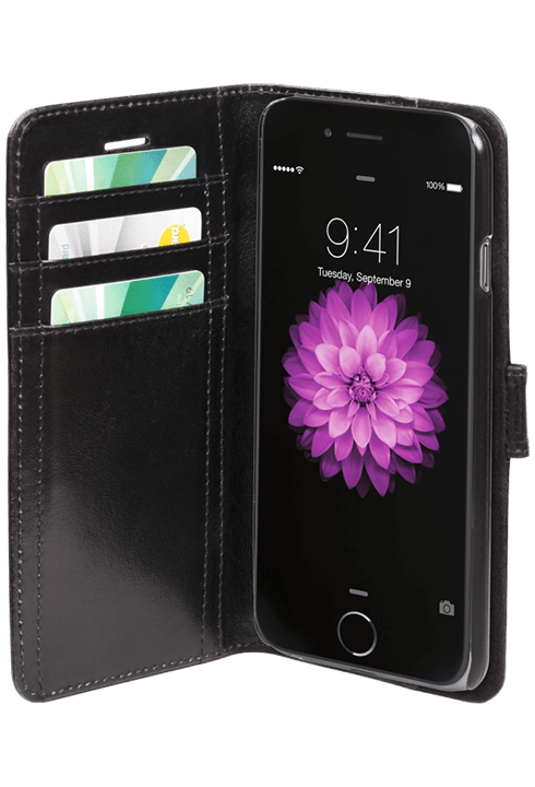 dbramante wallet iPhone 6,7,8 - svart