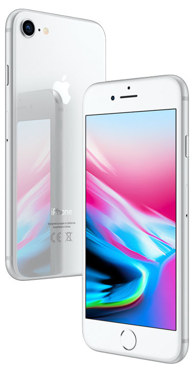 Apple iPhone 8 64GB, sølv