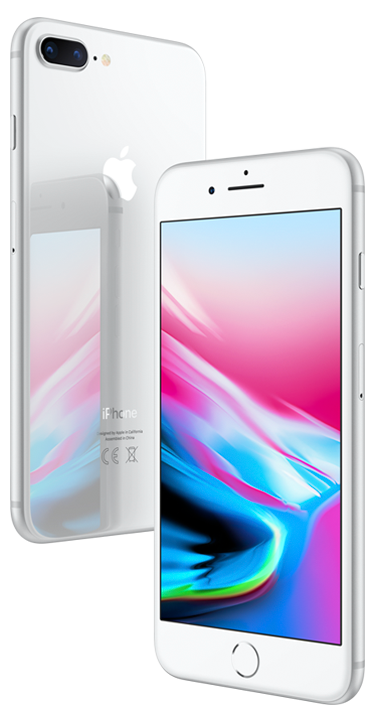 Apple iPhone 8 Plus 64GB, sølv