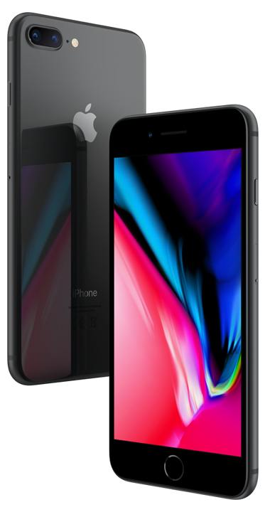 Apple iPhone 8 Plus 64GB, stellargrå