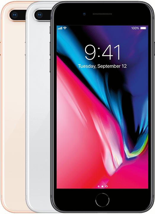 Apple iPhone 8 Plus 64GB, stellargrå