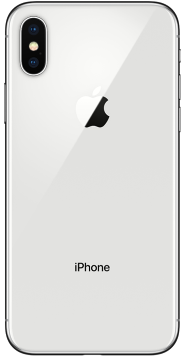Apple iPhone X 64GB, sølv