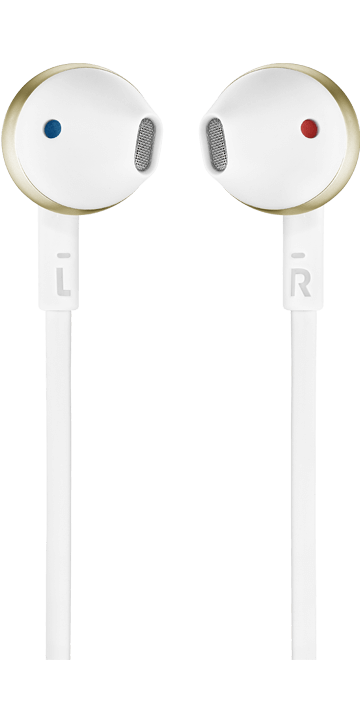 JBL Tune T205 trådløse øreplugger, gull
