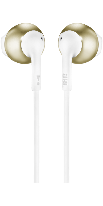 JBL Tune T205 trådløse øreplugger, gull
