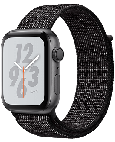 Apple Watch 4 Nike+ GPS 44mm, grå/svart