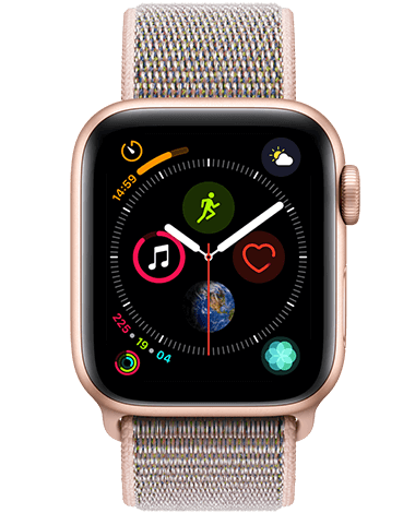 Apple Watch 4 GPS, 40 mm, gull/rosa