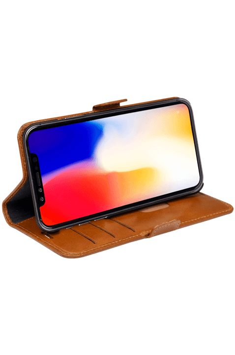 dbramante wallet iPhone XR, brun