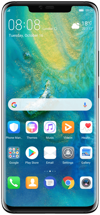 Huawei Mate 20 Pro, svart