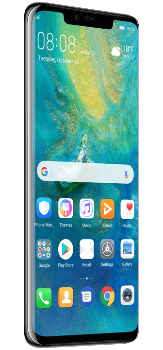 Huawei Mate 20 Pro, svart