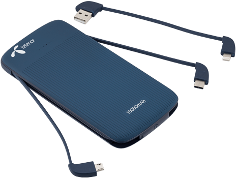 Telenor Ladeavtale Powerbank 10000mAh