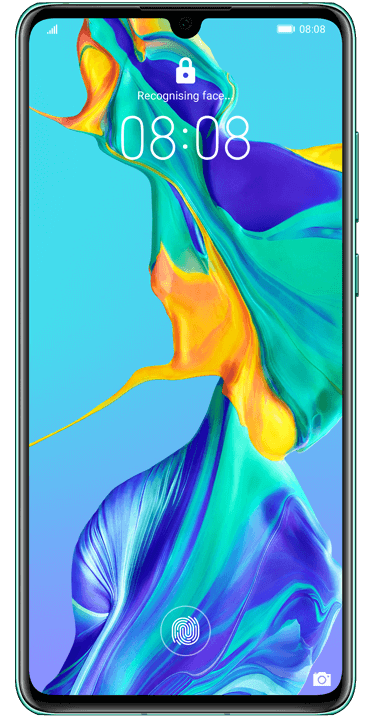 Huawei P30, blågrønn