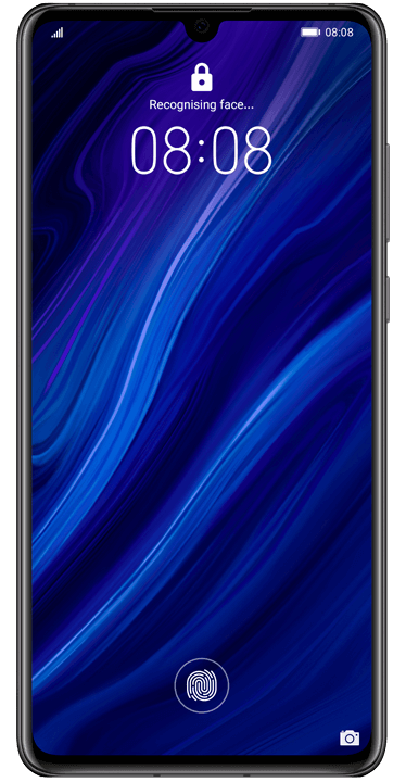 Huawei P30, svart