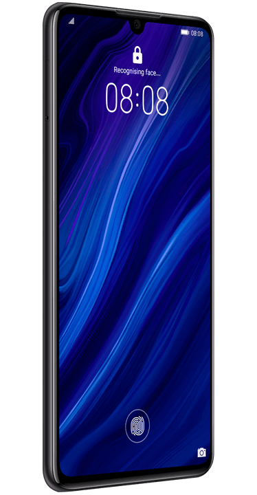 Huawei P30, svart