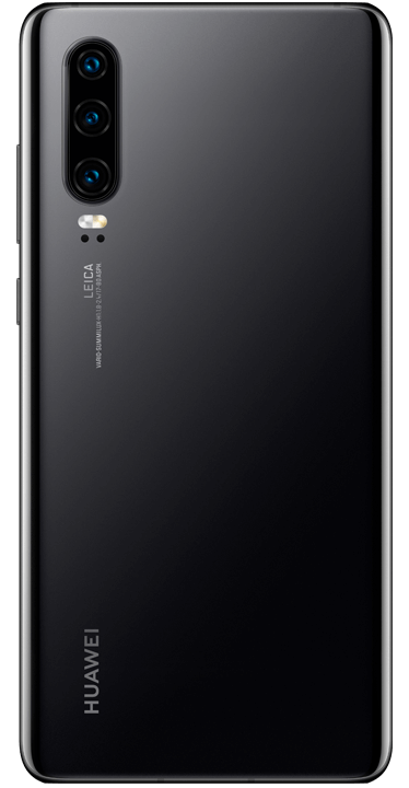 Huawei P30, svart