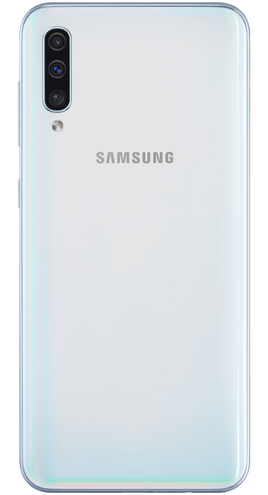 Samsung Galaxy A50, hvit