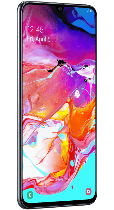 Samsung Galaxy A70, svart