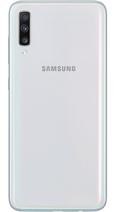 Samsung Galaxy A70, hvit