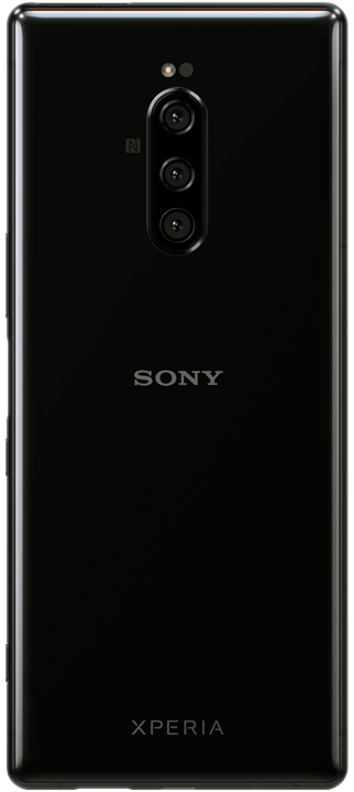 Sony Xperia 1, svart
