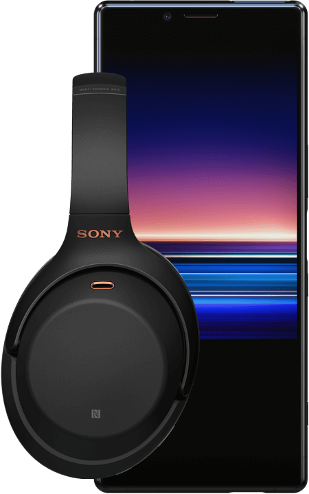 Sony Xperia 1, svart