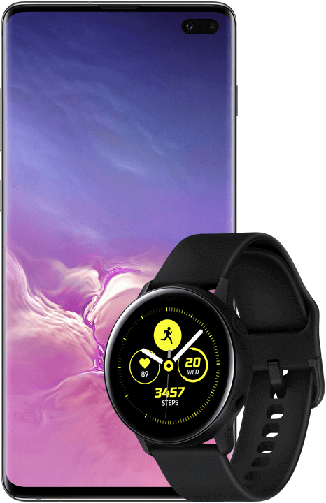Samsung Galaxy S10+, 128GB, svart